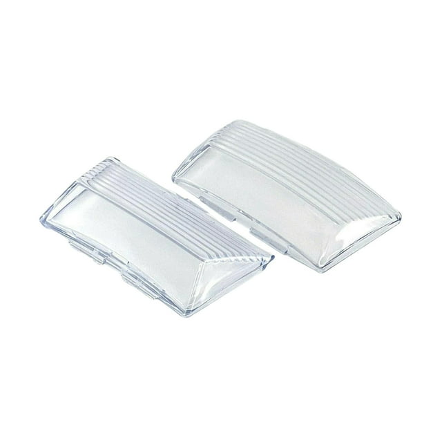 fastboy 1 Pair Light Lens Cover Mud Tips Guard for Transparent 52x100mm 1Set