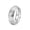 Silver, variant on Men Women's Wave Stainless Steel Hip Hop Band Ring Unisex Statement Thumb Finger Rings Comfort Fit Rainbow Size 10