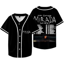 Ivan Cornejo Mirada Tour 2025 Merch Baseball Jacket Tee Summer Unisex Fashion Short Sleeve V-Neck T-Shirts