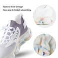 thumbnail image 7 of Aesthetic Red Lilac And White Gradient Walking Shoes for Men Woman Lightweight Tennis Fashion Elastic Sports Shoes Cushion Basketball Shoes, 7 of 7