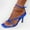 Blue, variant on EQWLJWE Women's Heeled Sandals Open Toe Stiletto High Heels Ankle Strap Fashion Bridal Party Wedding Pump Shoes