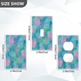thumbnail image 2 of Light Switch Cover Switch Plate Outlet Cover Plug Cover for Electrical Unused Outlet Cover Tie-dye Dandelions Pattern, 2 of 6