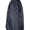 thumbnail image 3 of MJC USA Men's Long Oversized Curved Hem Parka Streetwear Bomber Jacket (S, Navy), 3 of 6