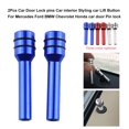 thumbnail image 3 of FlyFlise 2Pcs Car Door Lock pins Car interior Styling car Lift Button For, 3 of 7