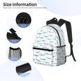 thumbnail image 3 of Balery Cute Shark Mochila para Mujeres y Hombres, Mochila Ligera Casual para Viajes, Mochila Clásica Básica para la Universidad, 3 of 6