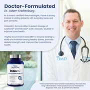 1MD Nutrition OsteoMD لدعم العظام الشامل | مع الكالسيوم هيدروكسيباتيت وفيتامين D3 & أمبير ؛ K2 | 90 كبسولة