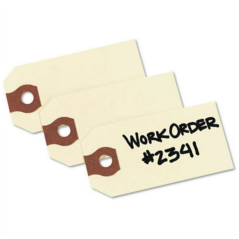 Unstrung Shipping Tags, 11.5 pt Stock, 2.75 x 1.38, Manila, 1,000/Box Unstrung Shipping Tags, 11.5 pt Stock, 2.75 x 1.38, Manila, 1,000/Box