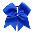 thumbnail image 6 of TiaoBug Women Metallic Latin Dance Leotard Fringe Cheerleading Uniform Outfits With Headwear Blue S, 6 of 7