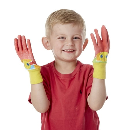 Melissa & Doug Giddy Buggy Good Gripping Gardening Gloves With Easy-Grip Rubber on Palms