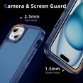 thumbnail image 6 of Rugged Case for iPhone 14 Plus, Heavy Duty Double Layer Toughness Protection Phone Cover Military Grade Shockproof Drop Resistant Frosted Matte Durable Case for iPhone 14 Plus, Royalblue, 6 of 8