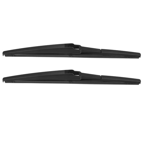 Unique Bargains 1 Pair 12" 12" Car Rear Windshield Wiper Blade for  for Toyota Black