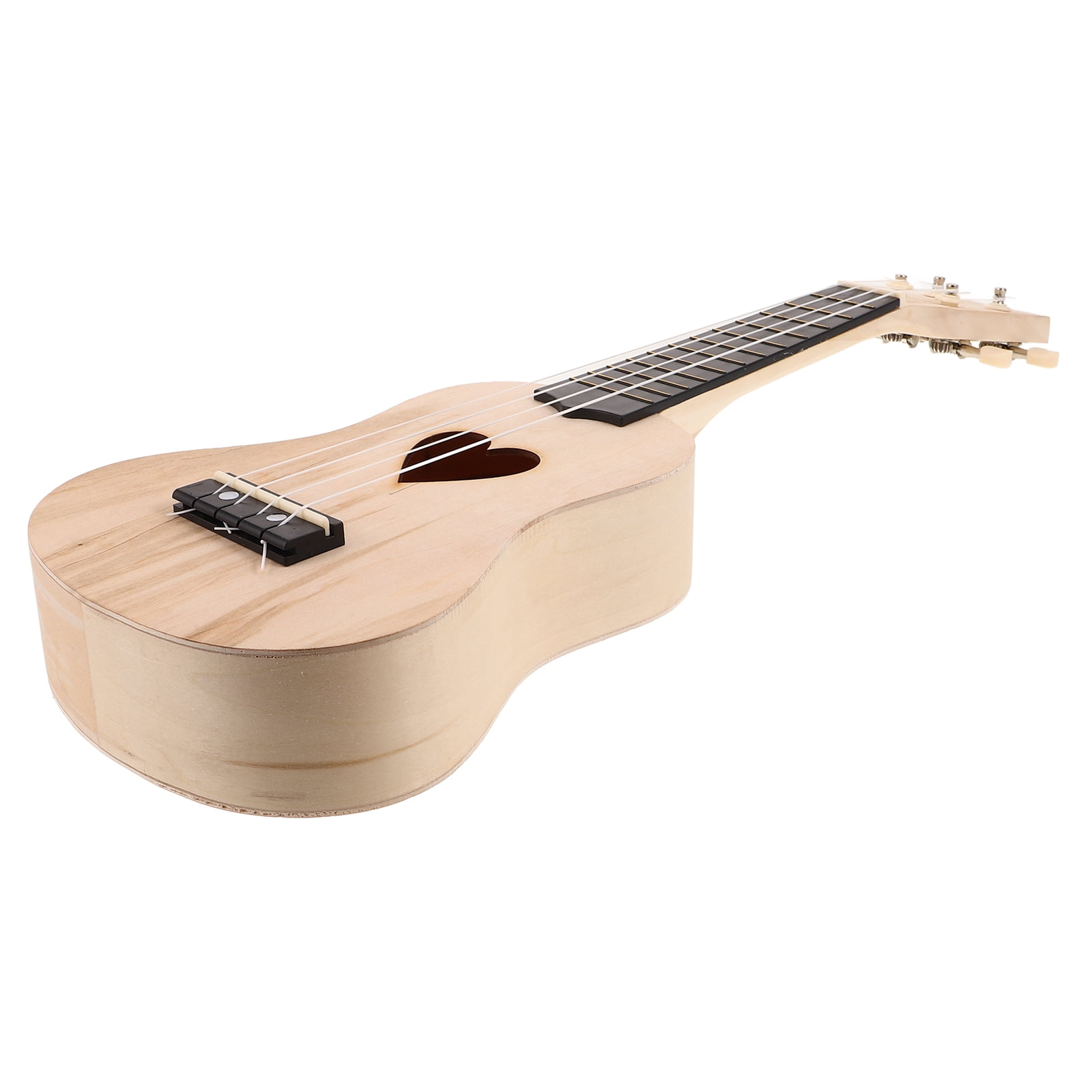 DEEPCRAFF 1Set Ivory Wood DIY Ukulele Making Kit with Accessories for Handcrafted Project