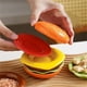 thumbnail image 5 of Juego de Hamburguesas con Forma de Hamburguesa, Mini Platos de Sushi de 6 Capas, Platos Divididos para Postres y Aperitivos, Vajilla de Postre con Platos, 5 of 6