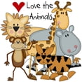 thumbnail image 2 of CafePress - Love The Animals - Rectangle Magnet, 2"x3" Refrigerator Magnet, 2 of 3