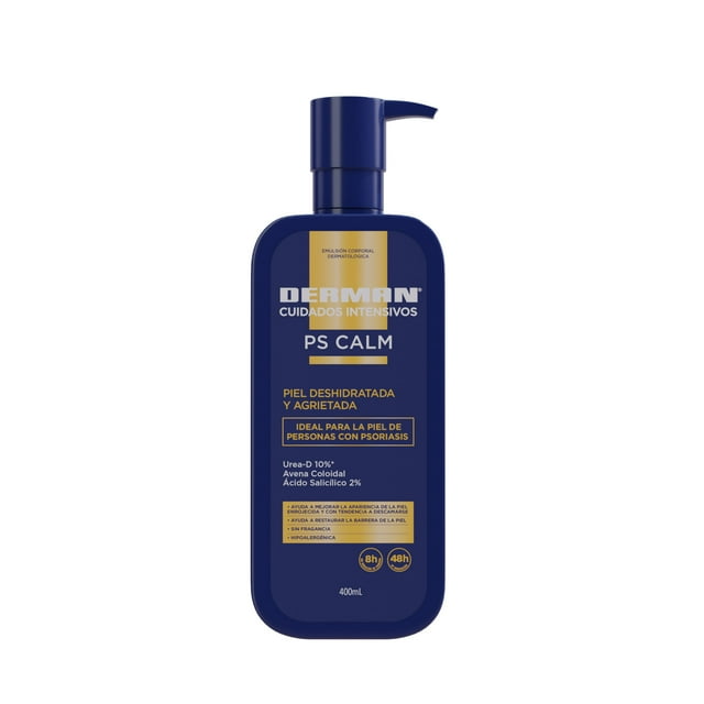Emulsión Corporal Dermatológica Derman Cuidados Intensivos Ps Calm 400 Ml