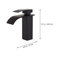 thumbnail image 2 of WHAMVOX Durable Laundry Tap with Wear Resistant Black Finish for Home Accessory Use in Kitchen Sinks 1Pcs, 2 of 8