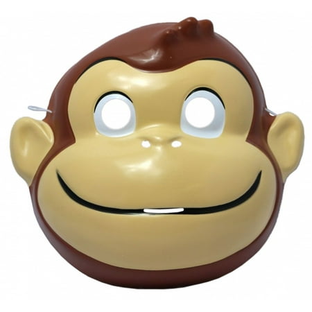 Curious George PVC Mask Child Kids Monkey Book Movie TV Show Cartoon