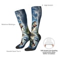 thumbnail image 4 of Yiaed Largemouth Bass Jumping Out of The Water Print Great elasticity Adult Stockings Sports socks for Men and Women, 4 of 6