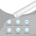 thumbnail image 3 of Uxcell Transparent Rigid Acrylic Pipe 12 mm ID x 18mm OD x 305mm Round Tube, 3 of 6
