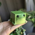 thumbnail image 2 of Elainilye Ugly Cute Frog Resin Decorative Desktop Ornament for Home Office Funny Craft Small Decor Item, 2 of 5