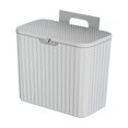 thumbnail image 4 of Mountable Indoor Compost Bucket Garbage Container Stable for Bedroom Compost Bin Kitchen Gray 7L, 4 of 9