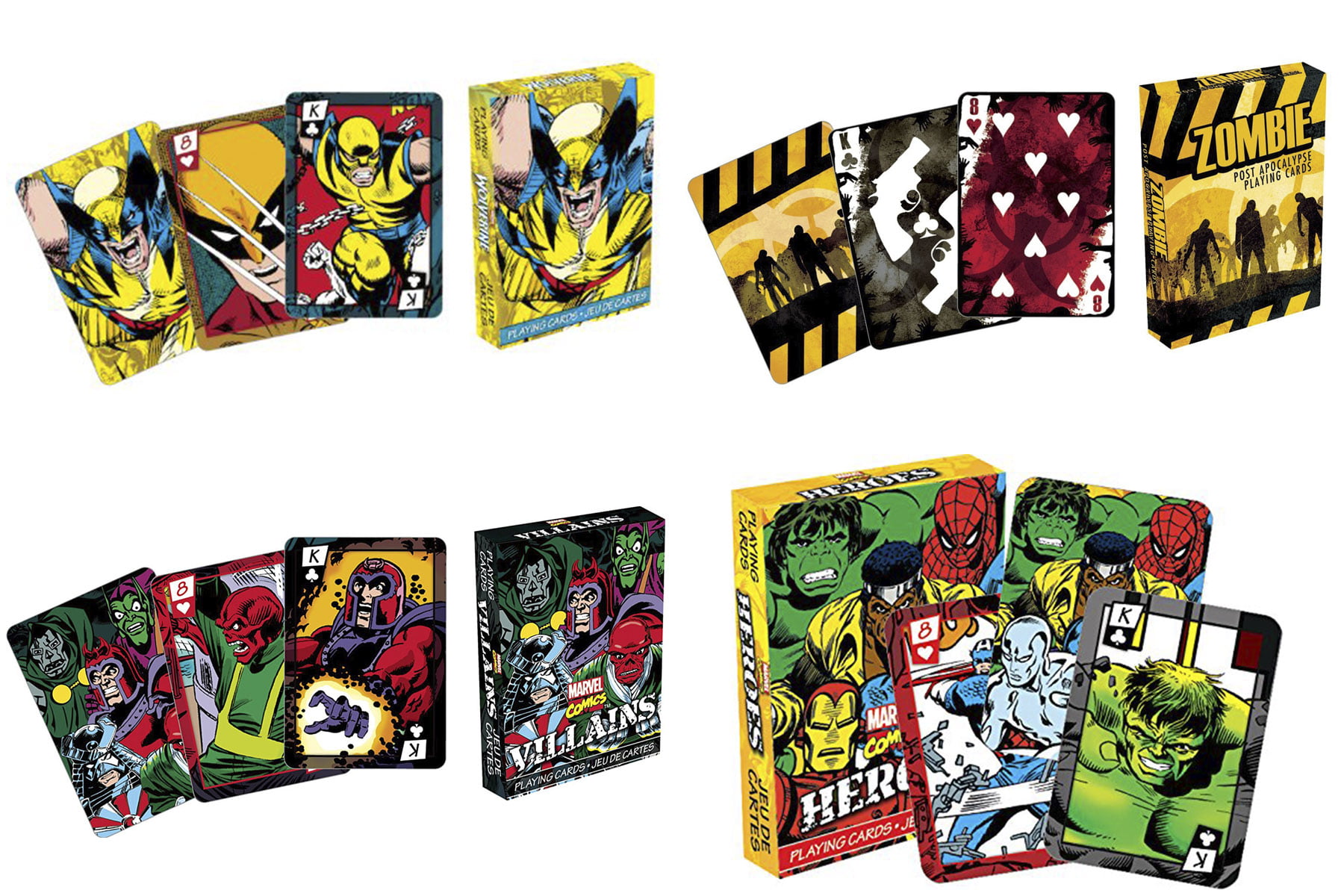 Marvel Playing Cards Villians Vintage
