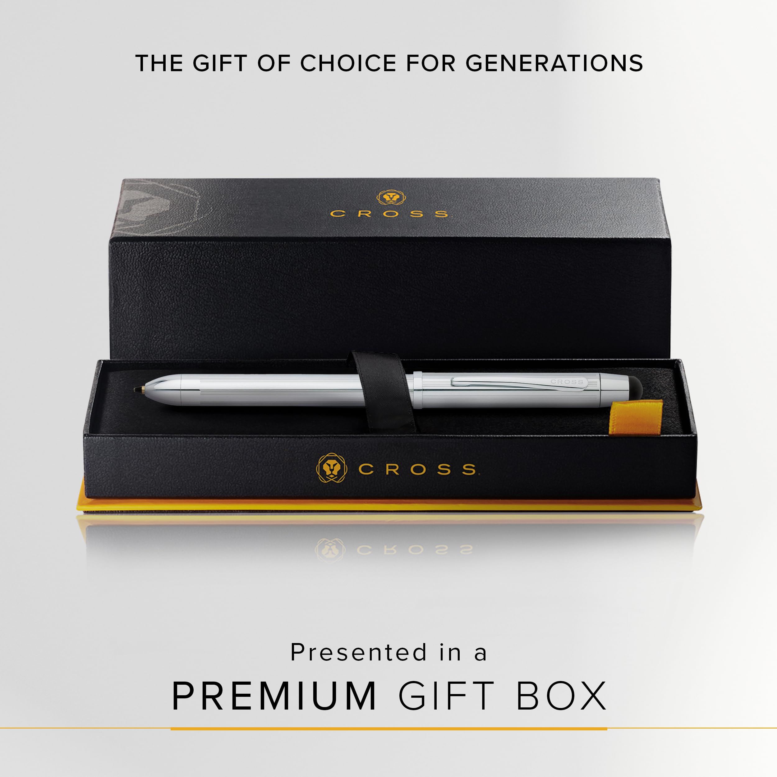 Cross Tech3+ Lustrous Chrome Multifunction Pen