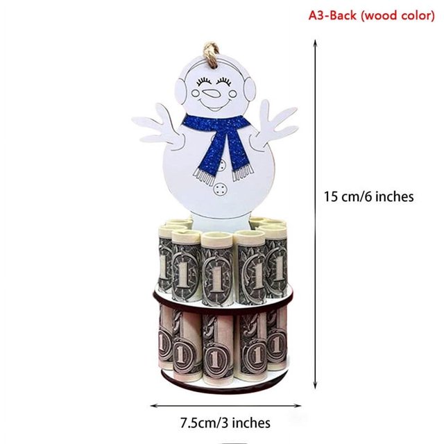 Christmas Unique Money Holder Creative Christmas Tree Pendants Decoration Unique