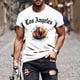 thumbnail image 1 of Tops para hombre, blusas y camisas de manga corta con cuello redondo para hombre, jersey informal con cuello redondo estampado para hombre, pantalones cortos deportivos para fitness, blusa de poliéste, 1 of 5