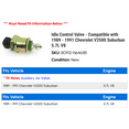 thumbnail image 2 of Idle Control Valve - Compatible with 1989 - 1991 Chevy V2500 Suburban 5.7L V8 1990, 2 of 2