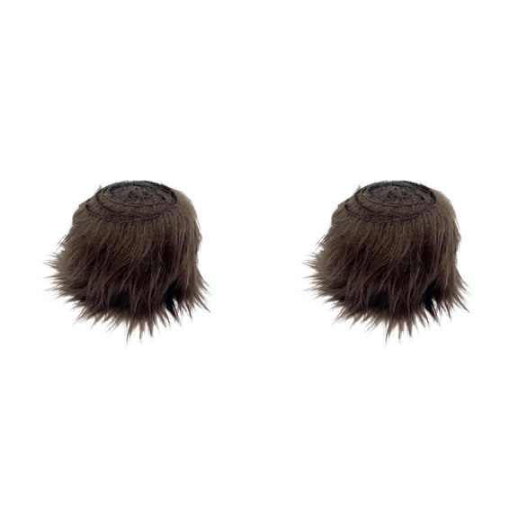 NUOKO 59 Inch Shaggy Faux Fur Trim Plush Strip, Soft Fake Fur Material for DIY Costume, Outfit and Craft Embellishment