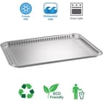 thumbnail image 4 of Aluminum Pans Half Size Textured Cookie Sheet 15 Count Durable Nonstick Baking Sheets 15.87" x 11" - Sheet Pan, Baking Tray, Cookie Sheets, Foil pans, Foil trays, Sheet Baking Pans, 4 of 5