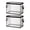 31# Black, variant on 2Pcs Extra Large Clear Pvc Storage Bags with Zipper Handles Heavy Duty Thick Plastic Clear Storage Bins for Clothes Blankets Toys Moving Foldable Closet Organizer Storage Containers (Black,M)