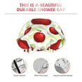 thumbnail image 5 of Kdxio Fruit Apples Print Shower Cap for Women,Elastic and Reusable,Double Waterproof Layers Bathing Hat, 5 of 9