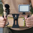 thumbnail image 2 of Video Camera Cage Stabilizer Film Steady Handle Grip Rig For Mobile Smart Phones, 2 of 9