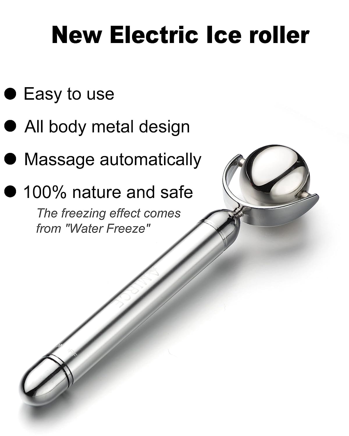 *Electric Ice Roller for Face and Eye, Amirce Facial Ice Roller Beauty Tools, Electric Massage Ice Roller for Puffiness, Ice Face Eye Massage Roller, Skin Care Tools*