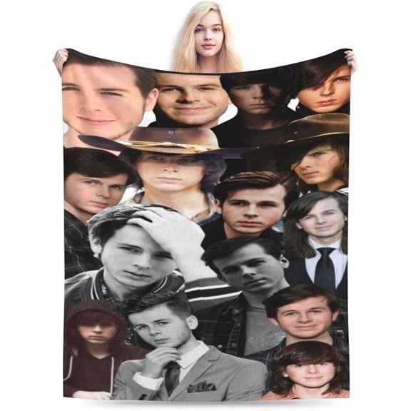 Blanket Chandler Riggs Soft and Comfortable Wool Fleece Throw Blankets Gift for Home Decoration Sofa Office car Camping Yoga Travel Home Decoration Cozy Plush Beach