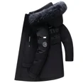 thumbnail image 3 of Chaqueta de plumón para hombre, desmontable, con cuello de pelo, chaquetas de invierno, prevención del frío y el viento y prevención del frío, chaqueta nueva para hombre, 3 of 5