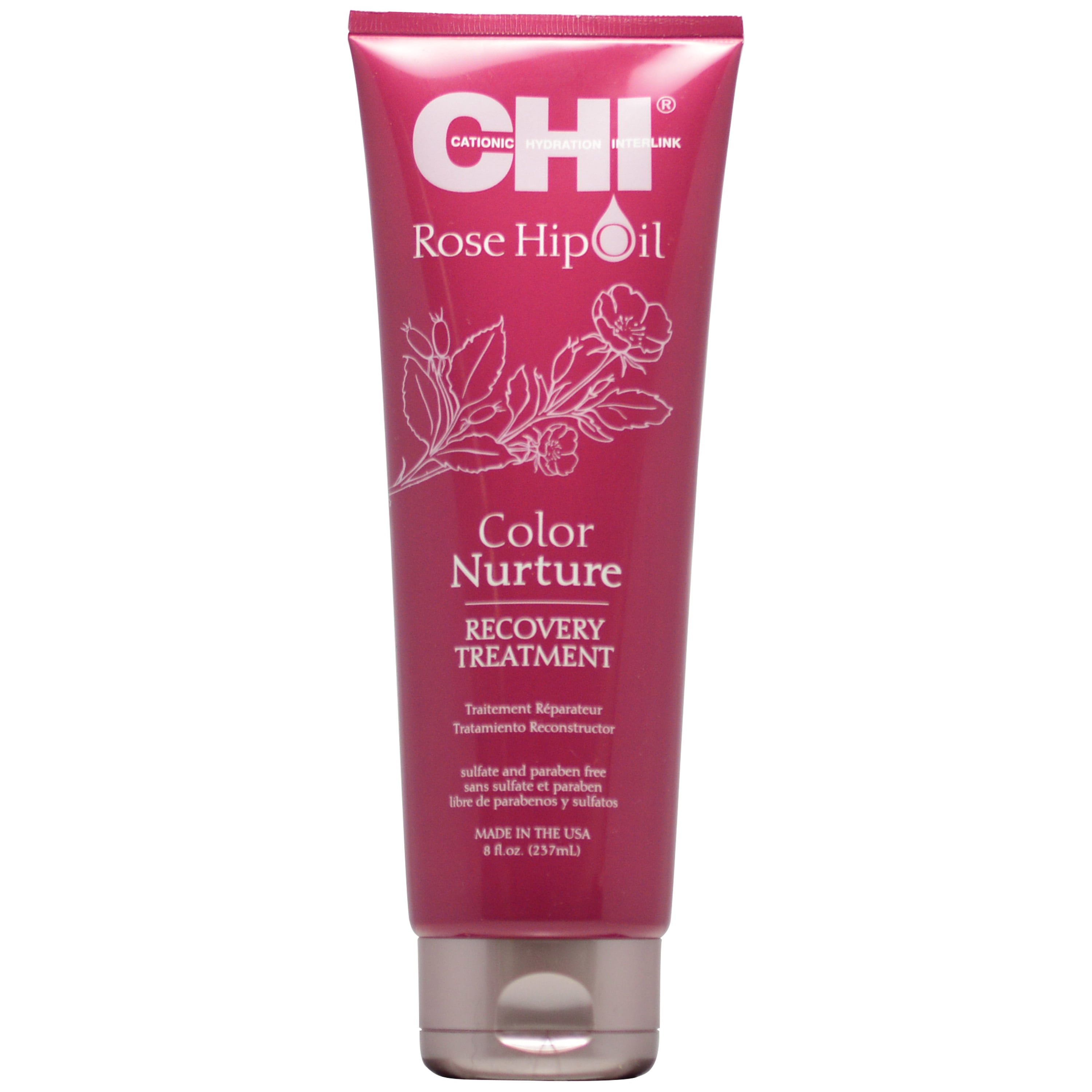 CHI Rose Hip Oil Color Nurture Recovery Treatment, 8 fl oz 