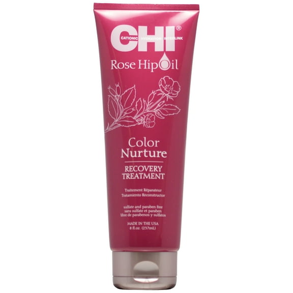 CHI Rose Hip Oil Color Nurture Recovery Treatment, 8 fl oz