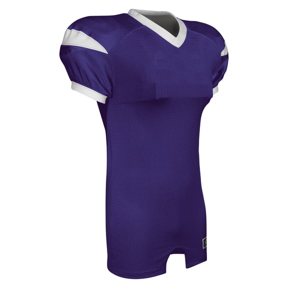 Backer Football Jersey - PURPLE BODY, WHITE BODY - S