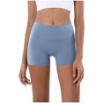 thumbnail image 4 of Blmnix Workout Shorts Shorts Women Yoga Shorts Sliding Shorts Shorts Blue Pull-On High Slim Cotton Shorts for Woman,XL, 4 of 5