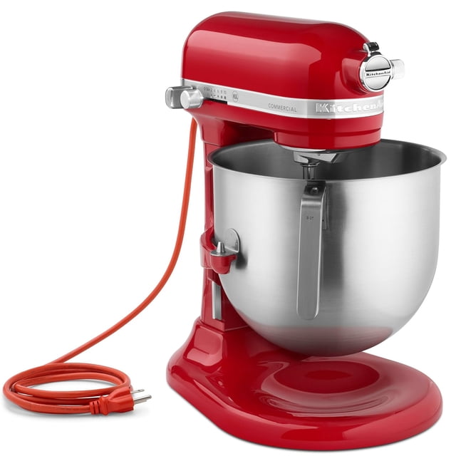 Batidora de Pedestal Comercial KitchenAid KSM8990ER Roja 7.5 L