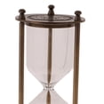 thumbnail image 3 of Esquirla Retro Metal Frame Empty Hourglass Sand Timer Home Decor Gift Bronze, 3 of 6