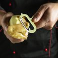 thumbnail image 4 of unbranded Pelador De Verduras Ergonómico Y Multifuncional De Acero Inoxidable Color Verde, 4 of 8