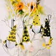 thumbnail image 2 of 4PCS Handmade Bumble Bee Hanging Gnome Ornaments Set, Colorful Swedish Honey Bee Decor Summer Fall Ornaments for Tree, Summer Bee Plush Gnome Decorations Fall Tree decorations for Home Holiday, 2 of 9