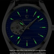 CHENXI New Luxury Men Automatic Mechanical Watch Fashion Leather Clock Top Brand Business Tourbillon Waterproof Wristwatch
