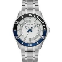 Bulova Men's Classic Stainless Steel Sport Watch - 98B349