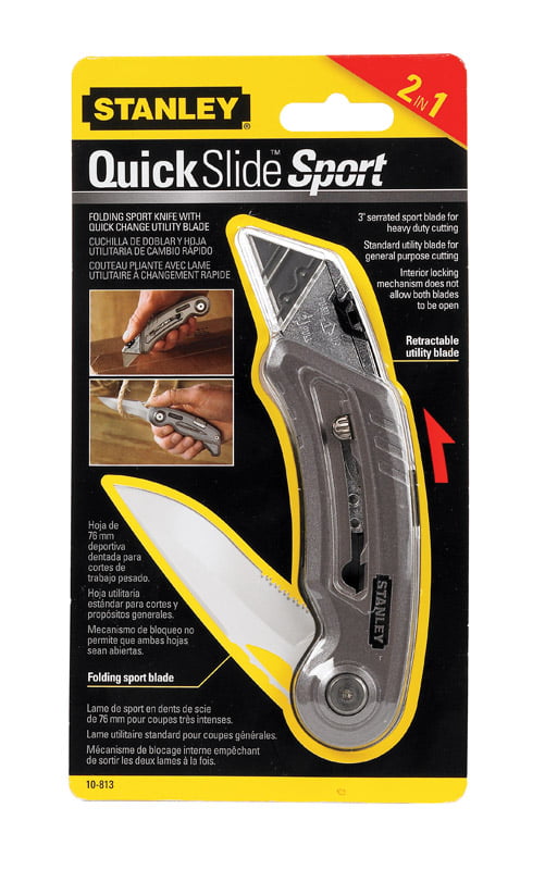 Details about   Folding Utility Knife Locking with belt clip and 5 replacement Blades 