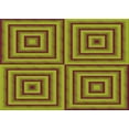 thumbnail image 1 of Ahgly Company Machine Washable Indoor Rectangle Transitional Pistachio Green Area Rugs, 5' x 7', 1 of 7